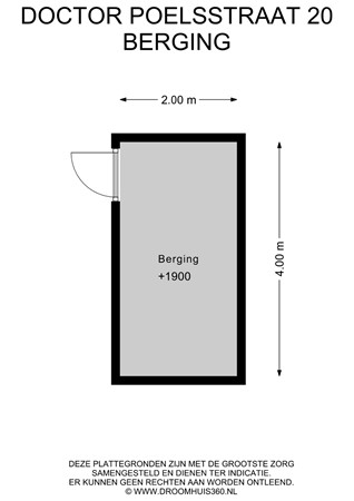 Floorplan - Doctor Poelsstraat 20, 6181 CP Elsloo